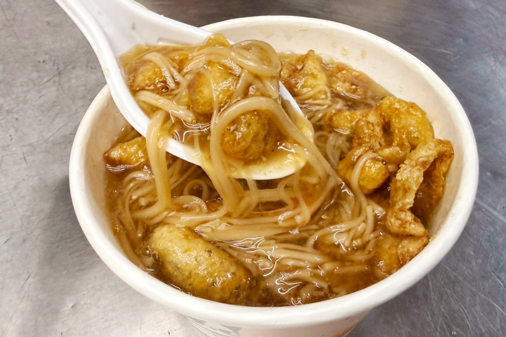 素食臭豆腐麵線